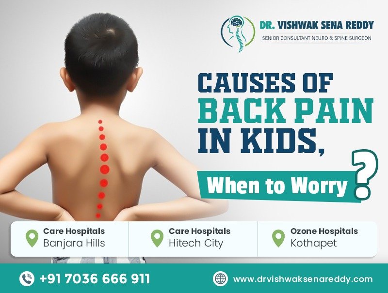 <strong>Causes of Back Pain in Kids, When to Worry?</strong>